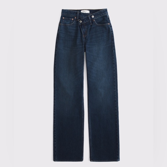 Abercrombie & Fitch Denim - A&F High Rise 90’s Relaxed Crossover Waistband Jeans